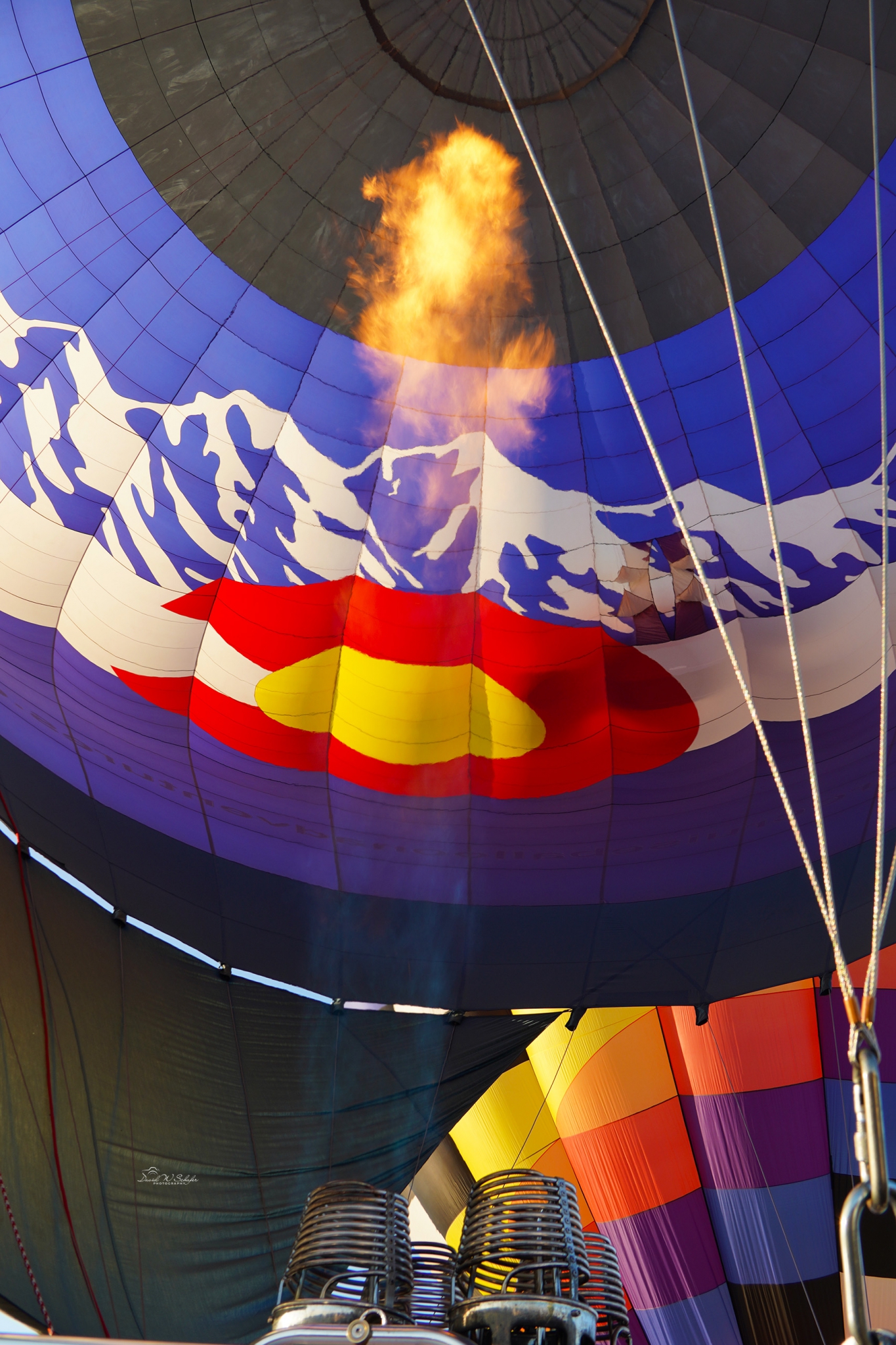 Colorado Skyfire by David W Schafer